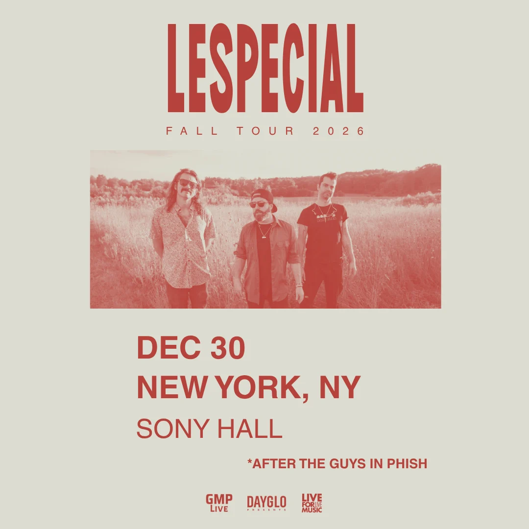 Lespecial Announces Exclusive New Year’s Eve After-Show at Sony Hall Following Phish Madison Square Garden Performance