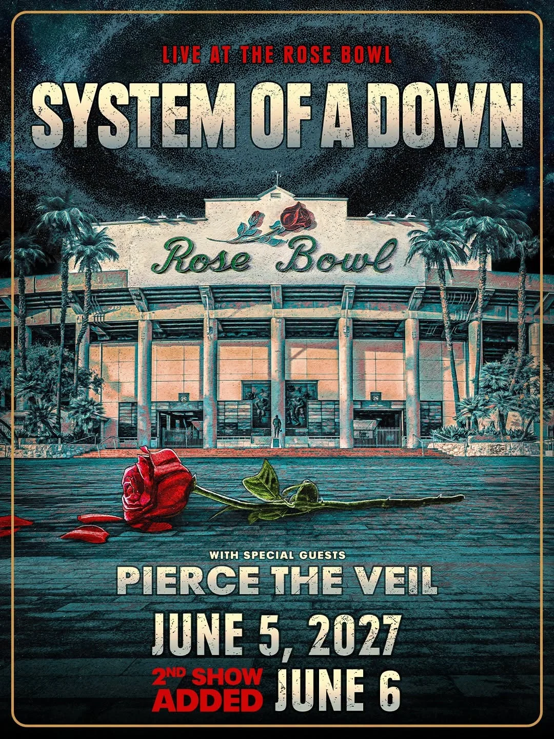 System of a Down Add Second and Third 2027 Rose Bowl Shows