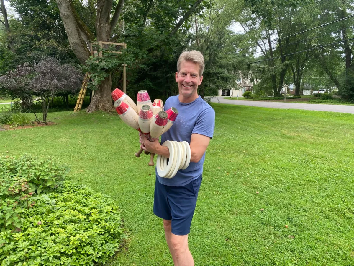 The Discovery and Preservation of the Rare Doc Crosby Pregnant Juggling Club at a Jamestown Estate Sale