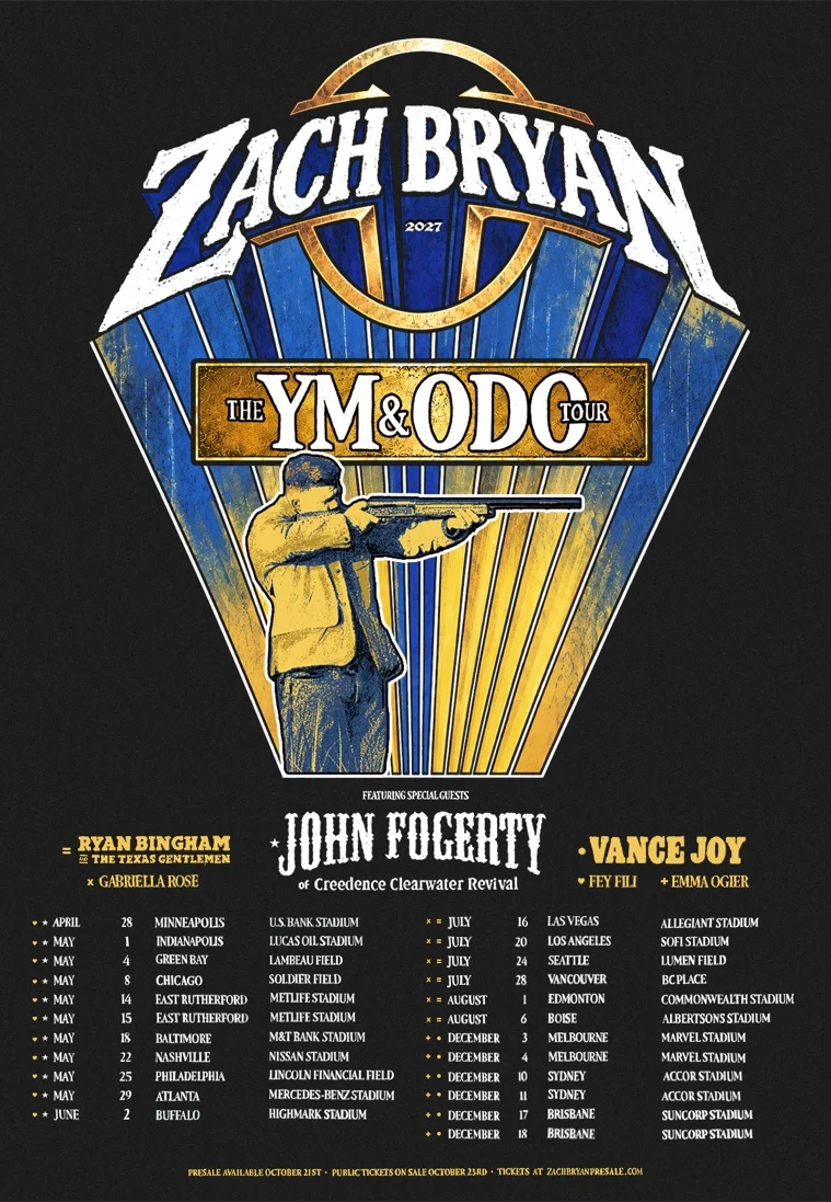 Zach Bryan Announces 2027 “Young Manhood and Other Donatable Organs Tour”